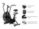 Велотренажер UNIX Fit Techno AirBike + Коврик 105 х 75 см в подарок! - 4